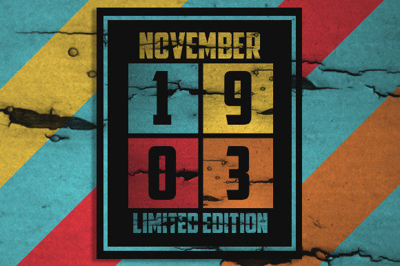 Retro November 1903 Limited Edition Review