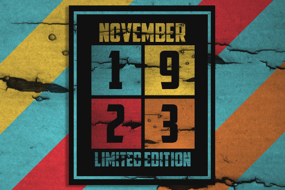 Retro November 1923 Limited Edition