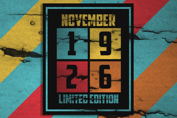 Retro November 1926 Limited Edition Review