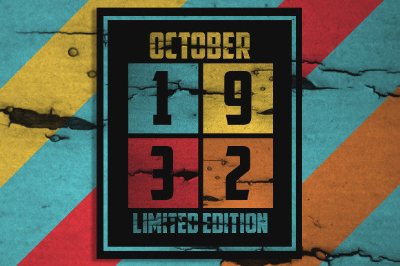 Retro October 1932 Limited Edition Review